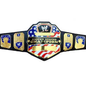 Cinturón de Campeonato de Peso Pesado de Estados Unidos, Hebilla de Acero Dorado de 2 mm, Tamaño Personalizado, Manual ANAAIF - Product Image 4