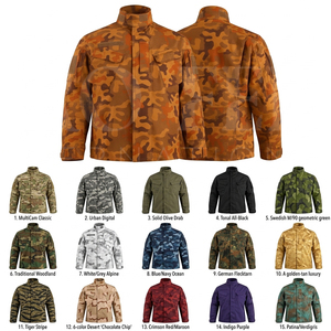 All Over Printed <b>Camo</b> Design Pattern Utility <b>Jacket</b> <b>For</b> Unisex Outdoor Stand Collar Long Sleeve Winter All Season Comfort Coats - Product Image 1
