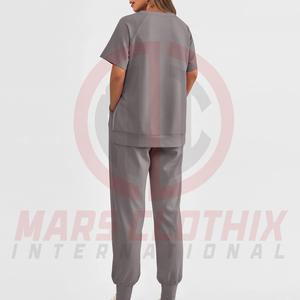 Top Selling Product Custom Made Women Summer <b>Tracksuits</b> New Design Custom Logo Ladies Jogger 2 Piece Summer <b>Tracksuit</b> - Product Image 3
