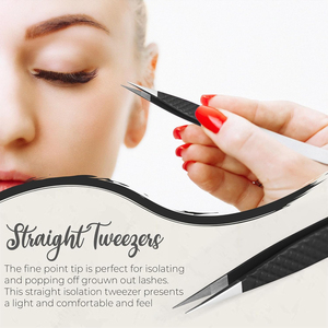 ชุดแหนบต่อขนตาสแตนเลสสีตามสั่ง |   ชุดแหนบต่อขนตาแบบวอลลุ่ม 5 ชิ้น - Product Image 5