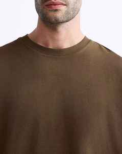 Nueva Camiseta de Hombre de Corte Holgado, 100% Algodón, 200gsm, con Logotipo Personalizado con Impresión Digital 3D, Hombros Caídos, Transpirable, Estilo Hip Hop - Product Image 5