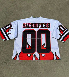 Custom Printed Fashion Street Style Youth American Football Jerseys Set Quick Dry American Football Jerseys & Shorts Set - Product Image 5