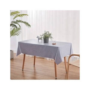 100% Organic Cotton Jacquard Fabric Reliable Blue Floral Embroidered Border Customized Table Cloths Parties Factory Direct - Product Image 6