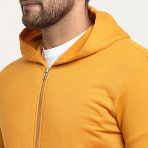 Plain Wholesale High Quality Heavyweight Breathable Design <b>Men</b> Zipper Hoodie 100% Cotton Fleece <b>Men's</b> Hoodies & Sweatshirts - Product Image 6
