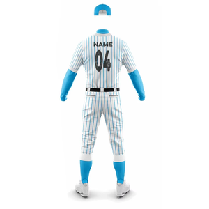 Uniformes de Béisbol Personalizados con Diseño Profesional, Sublimados, con Botones Completos, para Niños y Adultos, de Malla de Poliéster - Product Image 4