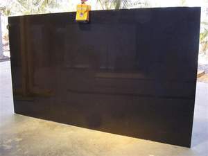 Losas Grandes de Granito Negro Natural, Baldosas de Mármol Pulido, Diseño Moderno para Cocina, Baño, Sala de Estar, Comedor, Piso de 20 mm de Espesor - Product Image 2