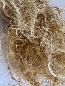 เส้นใยอะบาคาธรรมชาติบริสุทธิ์ 100% วัตถุดิบสิ่งทอที่ยั่งยืน เป็นมิตรกับสิ่งแวดล้อม ย่อยสลายได้เองตามธรรมชาติ ป้องกันแบคทีเรีย สำหรับการปั่นด้าย - Product Image 2