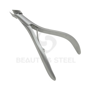 Cortador de cutículas de alta precisión, instrumento de eliminación de piel muerta de acero inoxidable con resorte único para la industria de la cosmetología - Product Image 2