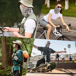 En gros, cache-cou tubulaire personnalisé avec logo, en polyester, imprimé par sublimation, sans couture, bandana, cache-cou/gaiter - Product Image 6