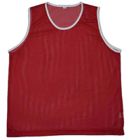 Maillots d'entraînement en mesh personnalisés, gilets d'entraînement de football réversibles sans manches, extensibles, antibactériens, isolants et respirants