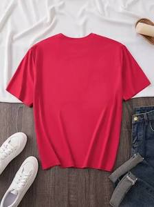 Plain Printed Oversized Womens <b>Tee</b> Designed With Drop Shoulder Silhouette Heavyweight Fabric And Urban Streetwear <b>Vintage</b> - Product Image 3