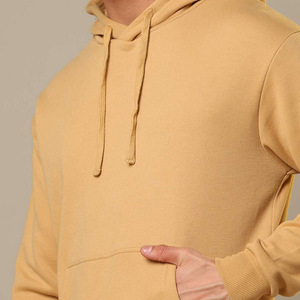 Sudadera con Capucha Personalizada para Hombre, Color Marrón Camel, con Bolsillo Tipo Canguro, para Impresión, Bordado y Marca Privada - Product Image 4