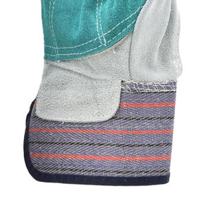 Guantes de soldadura de palma completa de cuero de vaca, guantes de trabajo de cuero de nuevo estilo, precio mayorista, seguridad en el trabajo. - Product Image 5