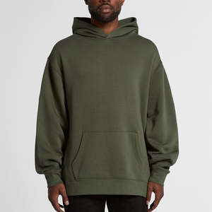 Sudadera con Capucha Extra Grande para Hombre, Sudadera con Capucha de Color Sólido, Informal, Corte Regular, Ropa de Invierno, 100% Algodón, Transpirable, con Bolsillo - Product Image 1