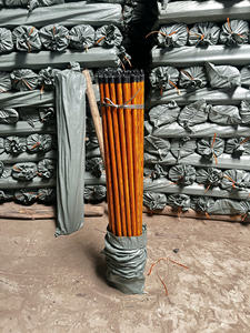 ด้ามไม้กวาดรุ่นใหม่ล่าสุดจากโรงงาน สำหรับด้ามไม้กวาด ด้ามไม้ถูพื้น อุปกรณ์ทำความสะอาด พร้อมลายไม้เคลือบ PVC - Product Image 2