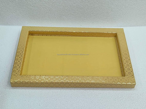 ถาดพิมพ์ลาย MDF คุณภาพมาตรฐาน รูปทรงสี่เหลี่ยมผืนผ้า สำหรับใส่ผลไม้ในครัวเรือน - Product Image 2