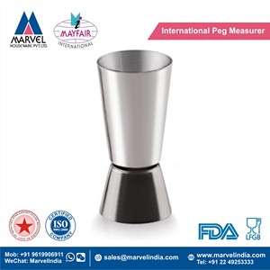 Jigger en acier inoxydable double face conique pour mesurer les ingrédients et shaker à cocktail, outil de bar 30/60 ml - Product Image 5