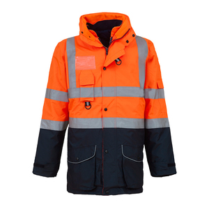 Men Security Workwear High-Visibility Safety Reflective Anti-static Waterproof Soft Shell Windproof <b>Jacket</b> Custom Logo Outdoor - Product Image 2