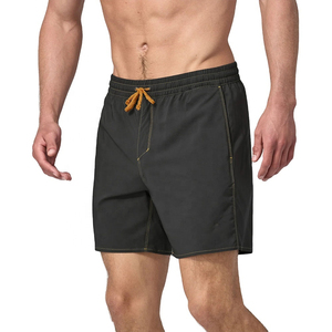 Shorts de sport pour homme en Spandex/Polyester, couleur unie, écologiques, séchage rapide, respirants, taille élastique, haute qualité, pour l'entraînement - Product Image 6