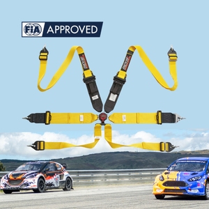 เข็มขัดนิรภัยสำหรับรถแข่งแบบ High Tenacity SPORT มาตรฐาน FIA 8853 2016 แบบ 6 จุด สำหรับรถแข่งบนสนาม รับผลิตแบบ OEM ODM แบรนด์ตามสั่ง สีตามสั่ง - Product Image 1