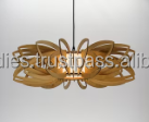 Modern Double Layer Bamboo Rattan Lamp <b>Shade</b> Indoor Apartment Home Decorative Ceiling <b>Lighting</b> Pendant <b>for</b> Nightstand Use - Product Image 6