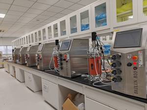 Le fermenteur de laboratoire bioréacteur en verre à paroi unique Bailun 3L garantit des résultats expérimentaux précis. - Product Image 6