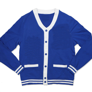 Derniers logos brodés sur des pulls à col en V de haute qualité pour les logos de sororités/fraternités/écoles/collèges/universités sur des cardigans - Product Image 1
