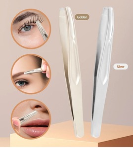 Pinzas Antiestáticas de Punta Recta de Acero Inoxidable BAFA SURGICAL INSTRUMENTS BSI-ET-364 para Maquillaje de Precisión de Cejas - Product Image 3