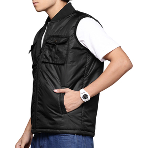 Wholesale Plus Size Puffer Vest Customized Warm Sleeveless Thick Zipper Closure <b>Quilted</b> Jacket High Quality Waistcoat Gilet - Product Image 3