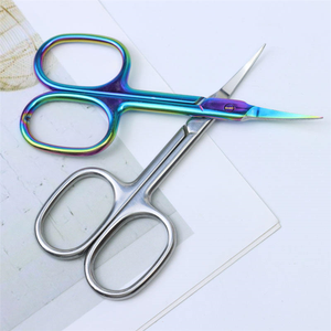 Ciseaux de soin des cuticules en acier inoxydable de qualité supérieure pour droitiers, élimination précise des cuticules, lame incurvée, pointe acérée, outil de beauté pour le nail art - Product Image 3