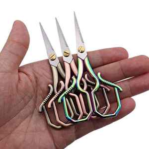 Handmade Household Stainless Steel Vintage Sewing Small Embroidery Scissor High Quality Fancy Manicure Scissors - Product Image 3