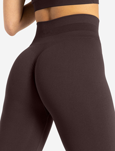 Leggings Deportivos Personalizados al por Mayor para Mujer, con Logotipo Personalizado, sin Costuras, de Cintura Alta, con Efecto Push-Up, para Gimnasio y Yoga - Product Image 4