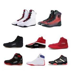 รองเท้าชกมวย OEM Lawd Sports ขายดี ระบายอากาศได้ดี น้ำหนักเบา แบบผูกเชือก หนัง/หนังเทียม คุณภาพสูง ขายส่ง - Product Image 5