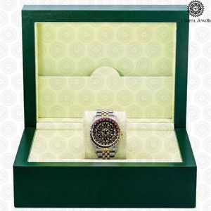 Montre de luxe pour homme Charm_Jewells en acier inoxydable, 40 mm, lunette sertie de diamants arc-en-ciel, analogique, mécanique, boîtier carré, étanche 10 bars - Product Image 3
