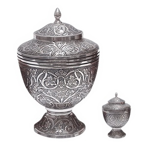 Urna de cremación única para adultos, para cenizas humanas, urna conmemorativa grande, elaborada con cuidado, cierre seguro, elegante pieza de homenaje. - Product Image 6