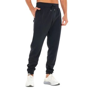 Men Elastic Waist Casual Cotton Light Wash Embroidered Eco Friendly Breathable Winter Sweatpants & Joggers - Product Image 3