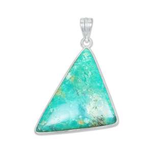 Nouvel Arrivage Collier Pendentif en Laiton Argenté avec Pierre Précieuse Chrysoprase pour Femme et Enfant, Sertissage Clos, Forme Crochet Vintage, Haute Qualité - Product Image 3