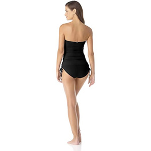 Ensemble de bikini triangle sexy fait main personnalisé avec étiquette privée pour femmes, 1 pièce, imprimé sur le devant, en polyester, maillot de bain de plage - Product Image 5