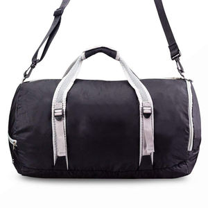 Portable Packable Travel Duffle <b>Bag</b> Water Resistant Cylinder Sport Weekender <b>Bag</b> Collapsible <b>Overnight</b> Tote for Men Women - Product Image 5