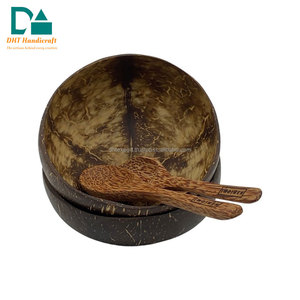 ชามกะลามะพร้าวทำมือ สไตล์ทรอปิคอลธรรมชาติ ผลิตในเวียดนาม - Product Image 3