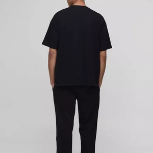 Customized 100% Cotton Jersey Digital Printed Oversized T-Shirt for Men Loose Fit Hip Hop Oversize Boxy Breathable Men's T-Shirt - Product Image 2