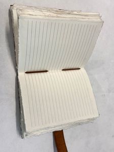 HET OLDE JAGTHUYS Leather Hardcover Handmade Notepad UV Printed Sewing Binding Model 08 Gift Brown Color - Product Image 3