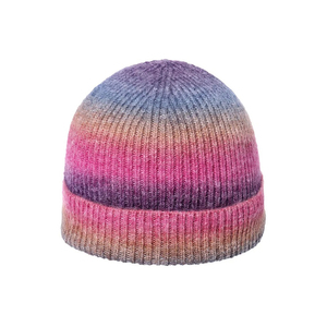 Customizable Men Women Rubber Patch Logo Beanie Wool Cuffed Plain Designer Beanie <b>Hat</b> - Product Image 3