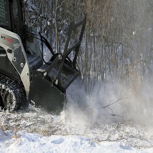 Efficient Terex Loader With Mulcher Attachment For <b>Brush</b> Management <b>Vegetation</b> Removal And Ground Clearing - Product Image 1
