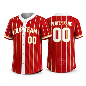 New <b>Bulk</b> Custom <b>Baseball</b> <b>Jersey</b> Shirts OEM Logo Quick Dry Polyester Team Uniform Sports <b>Baseball</b> <b>Jersey</b> - Product Image 4