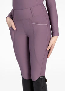 Pantalons d'équitation pour enfants, coupe slim, tissu extensible doux et respirant, jodhpurs durables pour l'entraînement et les concours. - Product Image 3