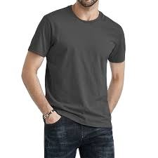 Camiseta ecológica lisa de algodón 100% de alta calidad para hombre, estampado personalizado, cuello redondo, MOQ bajo, directo de fábrica desde la India - Product Image 5