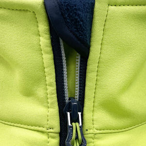 New Unisex Bright Yellow Windproof <b>Cycling</b> <b>Jacket</b> Full Zip Long Sleeve Polyester Sport <b>Jacket</b> - Product Image 4