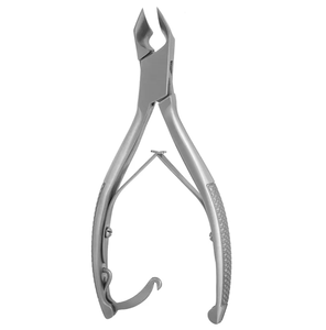 Juego de manicura profesional de acero inoxidable con corte curvo y apertura de mandíbula ancha para cortaúñas, empujador de cutículas y cortaúñas para uñas encarnadas. - Product Image 5