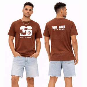 Camiseta Personalizada al por Mayor para la Copa Mundial de Fútbol 2026, Diseño Deportivo Rojo para Hombre, Camiseta para Fanáticos 2026 con Nombre de la Ciudad, Cuello Redondo - Product Image 5